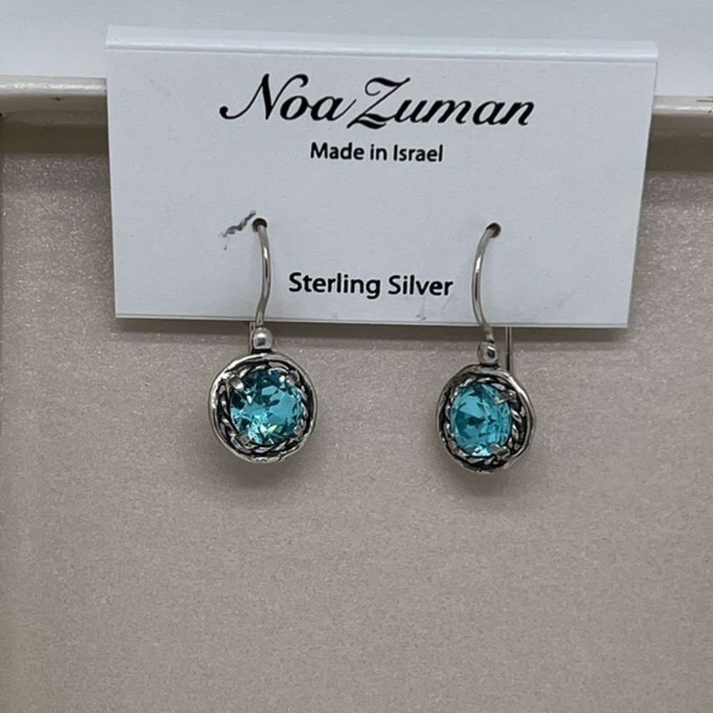 Noa Zuman Blue Jewled Earrings